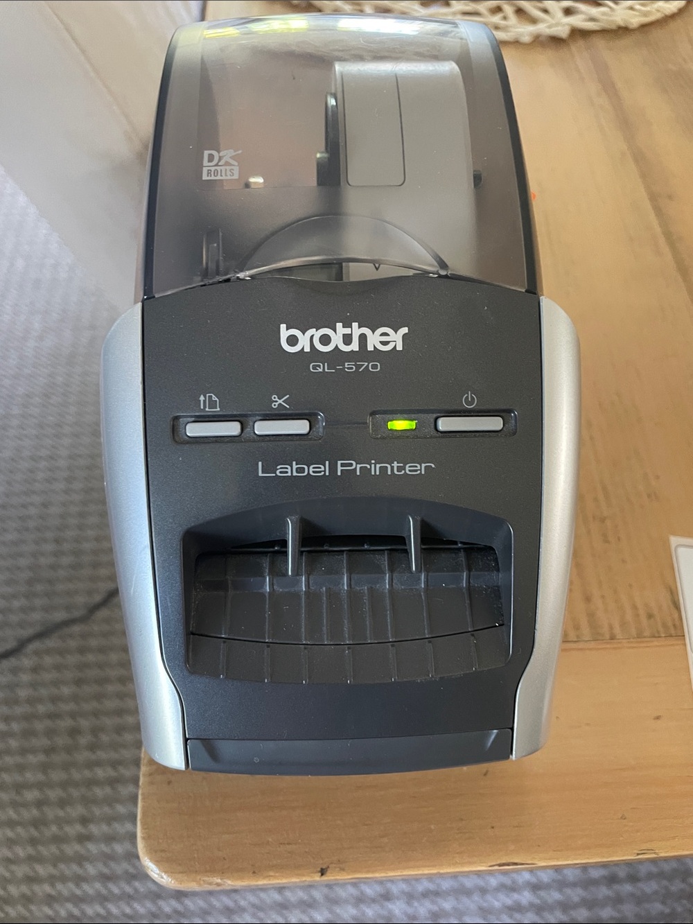 Brother QL-570 Label Printer in Black and Silver